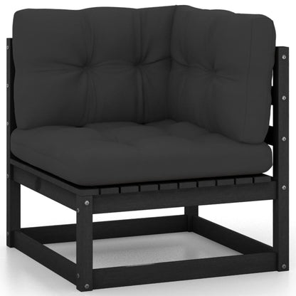 NNEVL 4-Seater Garden Sofa with Cushions Solid Pinewood-2