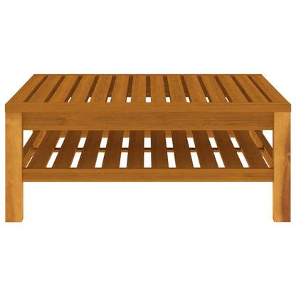 NNEVL Coffee Table 65x65x35 cm Solid Acacia Wood-2