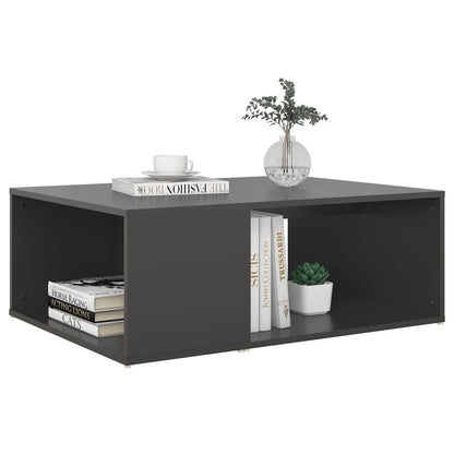 NNEVL Coffee Table Grey 90x67x33 cm Chipboard-2