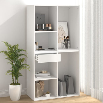NNEVL Cosmetic Cabinet White 80x40x75 cm Engineered Wood-3