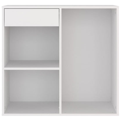 NNEVL Cosmetic Cabinet White 80x40x75 cm Engineered Wood-4