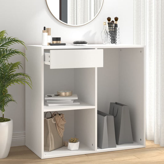 NNEVL Cosmetic Cabinet White 80x40x75 cm Engineered Wood-0