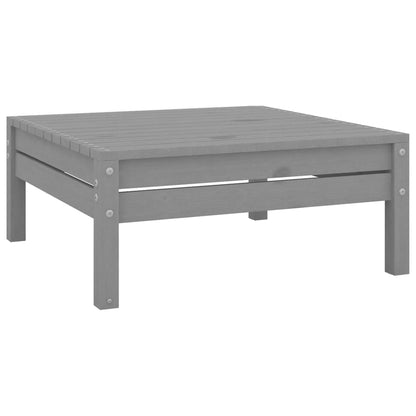 NNEVL 7 Piece Garden Lounge Set Solid Pinewood Grey-3