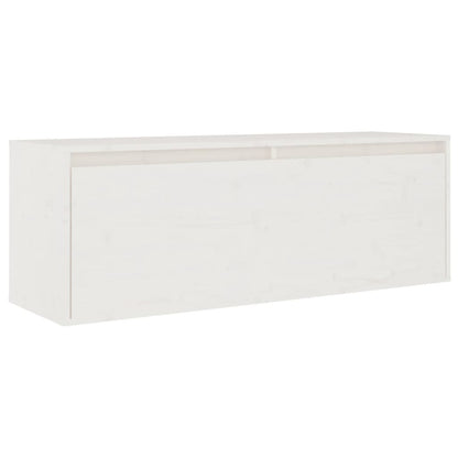 NNEVL TV Cabinets 4 pcs White Solid Wood Pine-4