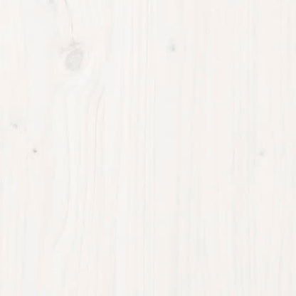 NNEVL Bed Headboard White 186x4x104 cm Solid Wood Pine-4