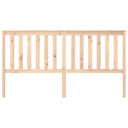 NNEVL Bed Headboard 186x6x101 cm Solid Wood Pine-2