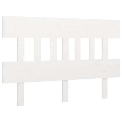 NNEVL Bed Headboard White 183.5x3x81 cm Solid Wood Pine-1