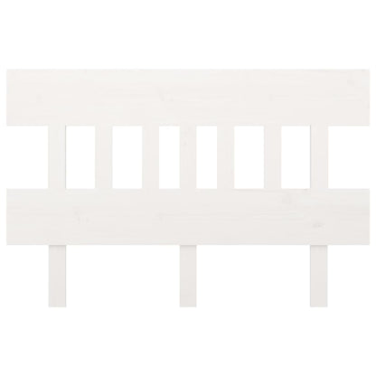 NNEVL Bed Headboard White 183.5x3x81 cm Solid Wood Pine-2