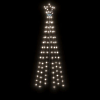 NNEVL Christmas Tree with Spike Cold White 108 LEDs 180 cm-3