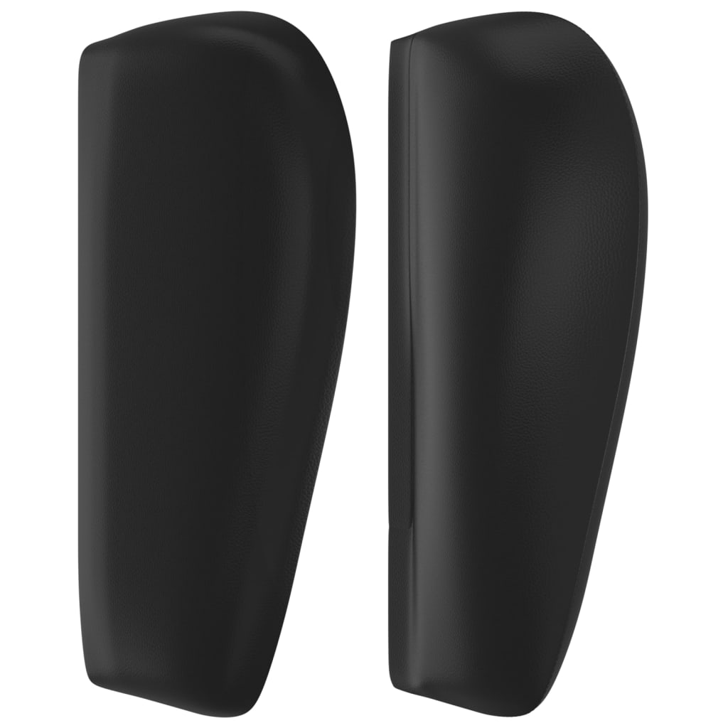 NNEVL Headboard with Ears Black 163x23x78/88 cm Faux Leather-3