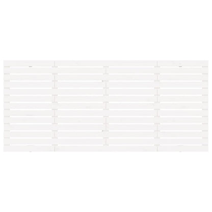 NNEVL Wall Headboard White 156x3x91.5 cm Solid Wood Pine-3