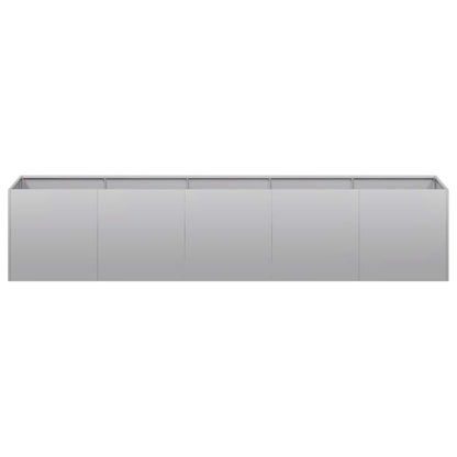 NNEVL Planter 200x40x40 cm Galvanised Steel-3