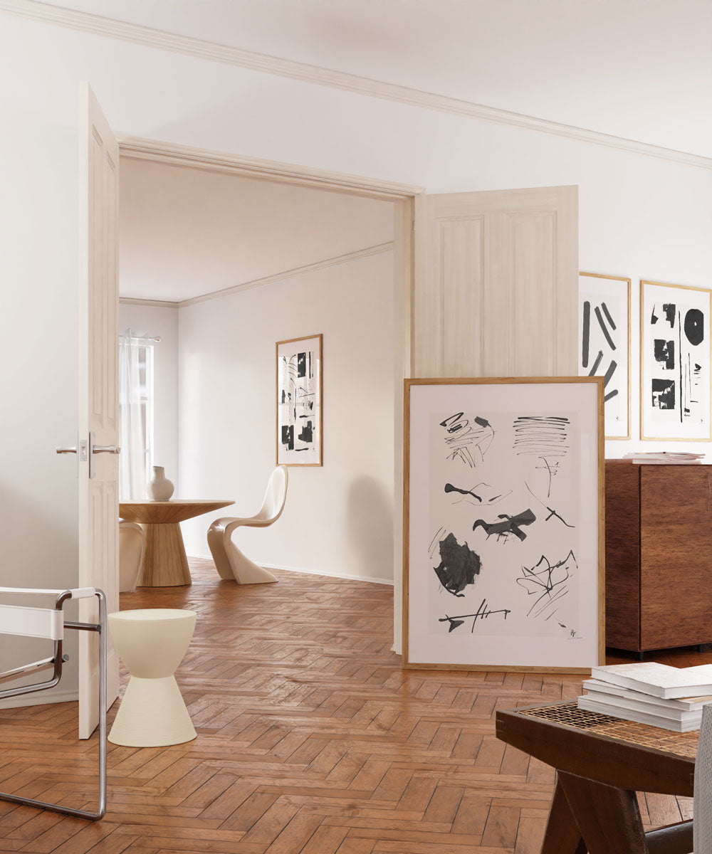 Obra de Arte Abstract Ink 02 – Diseño Minimalista y Moderno