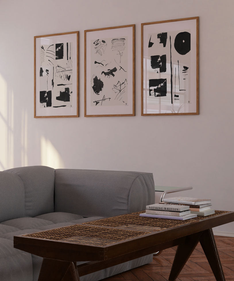 Obra de Arte Abstract Ink 02 – Diseño Minimalista y Moderno