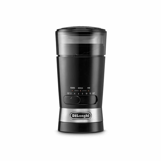 Molino Eléctrico DeLonghi KG210 – Ajustable, Color Negro