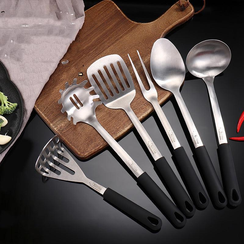 Black Shadow Culinary Tool Set: Style Meets Functionality-0