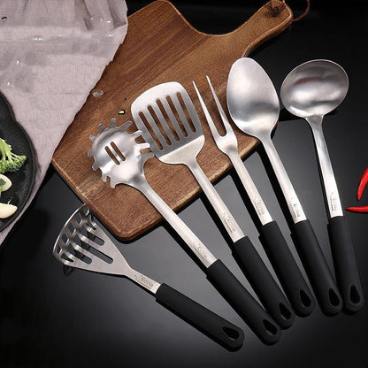 Black Shadow Culinary Tool Set: Style Meets Functionality-0