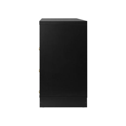 NNEED Chest of Drawers with 6 Drawers Black-2