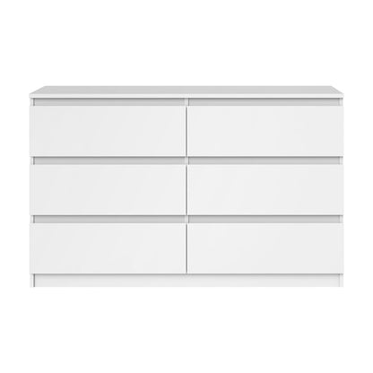 NNEED 6 Chest of Drawers Lowboy Dresser Table Bedroom White-2