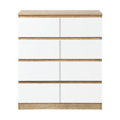 NNEED Chest of Drawers 8 Drawers Tallboy-0