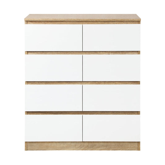 NNEED Chest of Drawers 8 Drawers Tallboy-0