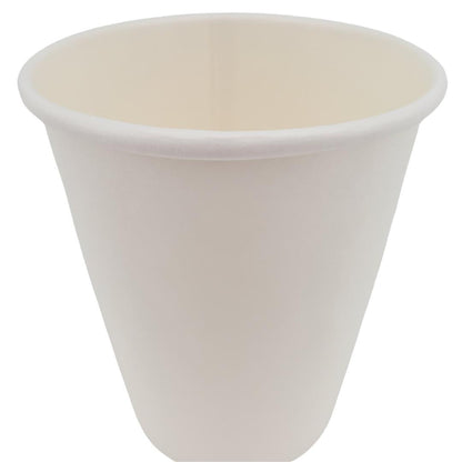 Morning Dew - 8oz Hot Paper Cups - White - 20 x 50 count-3