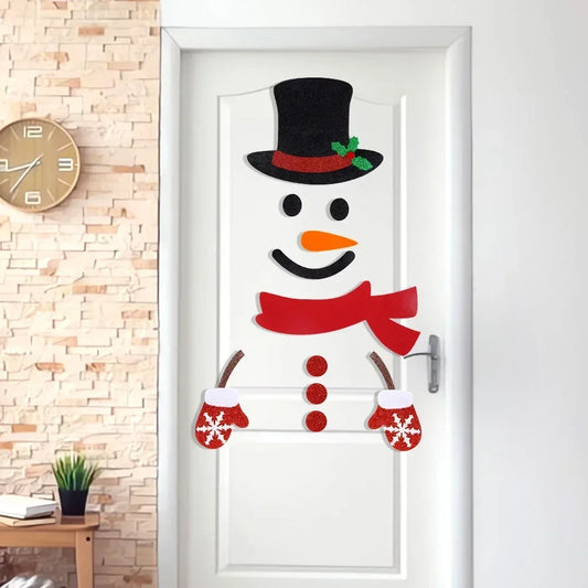 NNEOBA Christmas Door Window Stickers-0