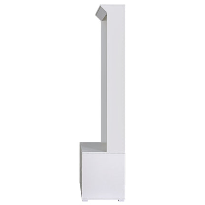 NNEDSZ Shoe Cabinet Storage Rack Shoe Bench Hall Tree Coat Rack White 180CM-2