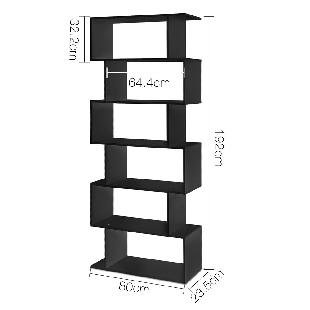 NNEDSZ 6 Tier Display Shelf - Black-1