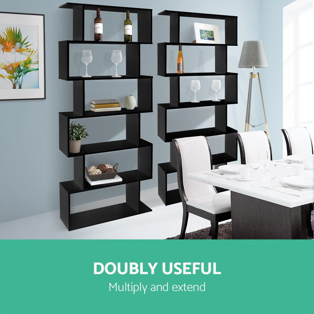 NNEDSZ 6 Tier Display Shelf - Black-4