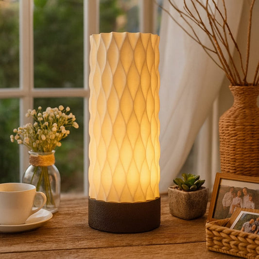 Lámpara “Luma Bloom” – Diseño Contemporáneo y Luz Ambiental