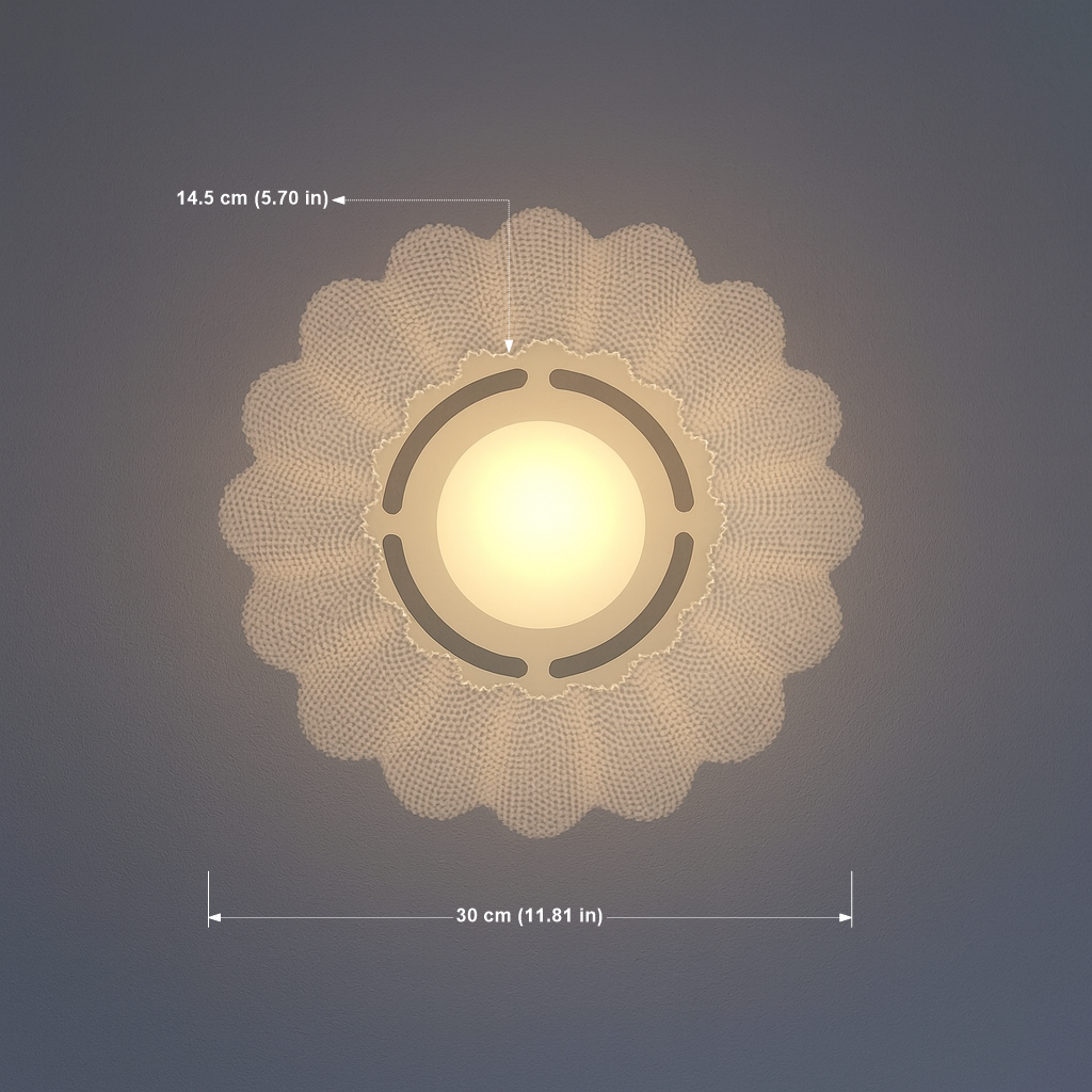 Lumine Bloom – Iluminación Escultural y Acogedora