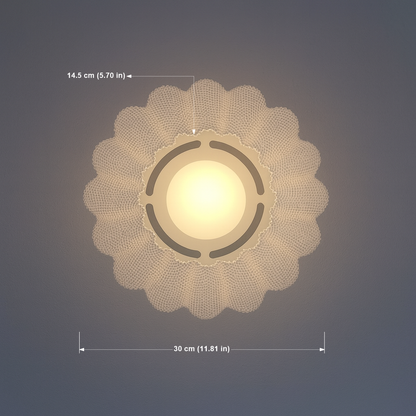 Lumine Bloom – Iluminación Escultural y Acogedora