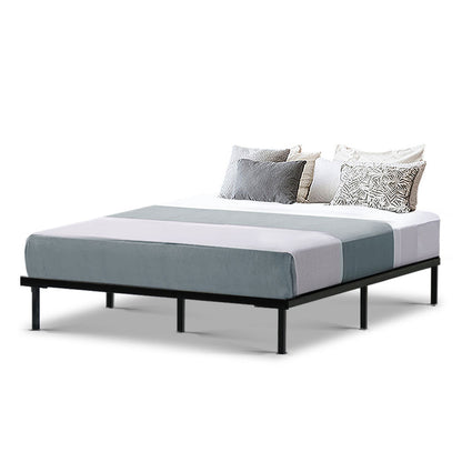NNEDSZ Artiss Bed Frame Queen Size Metal Bed Frame TED-2