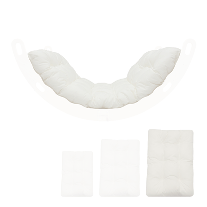 MAMOI® Coussin pour Triangle d'escalade balançoire, Coussin pour Triangle intérieur, Escalade enfant, Balancoire bebe, Espalier enfant-0