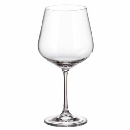 Wine glass set Bohemia Crystal Sira 600 ml 6 Pieces (6 Units) (4 Units)-1
