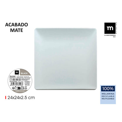 Bandeja La Mediterránea Blanca Mate – Set de 12 Unidades