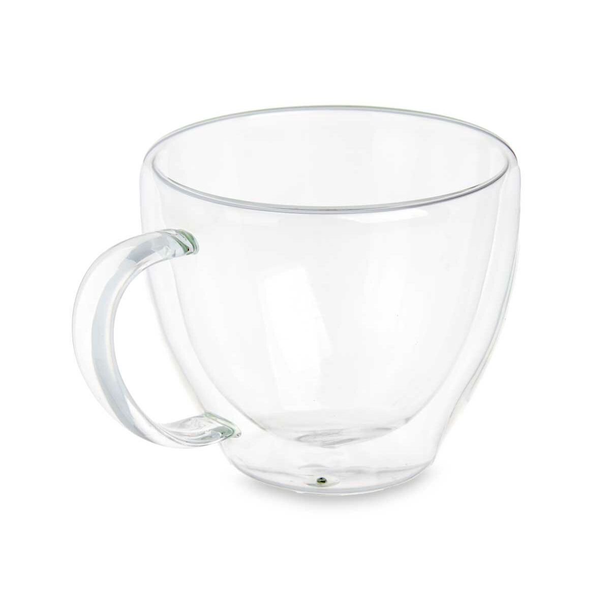 Set 6 Tazas Vivalto – Vidrio Borosilicato Transparente 140 ml
