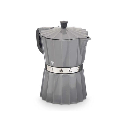 Temporizador de Cocina Kinvara Gris 9 x 10,5 x 6,5 cm (Pack de 12 Unidades)