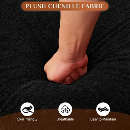 Sofá Modular en U “Cloud” de 124" en Chenilla Suave – Comodidad Absoluta y Diseño Contemporáneo