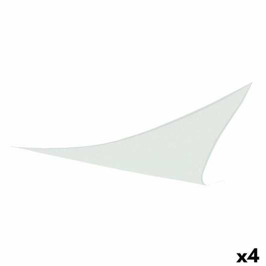 Set de 4 Toldos Triangulares Aktive 5x5x5 m – Poliéster Resistente para Exterior y Jardín