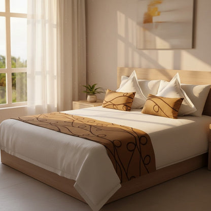 T-250 Blended Collection 5 MM Satin Stripe Bed Sheets-3