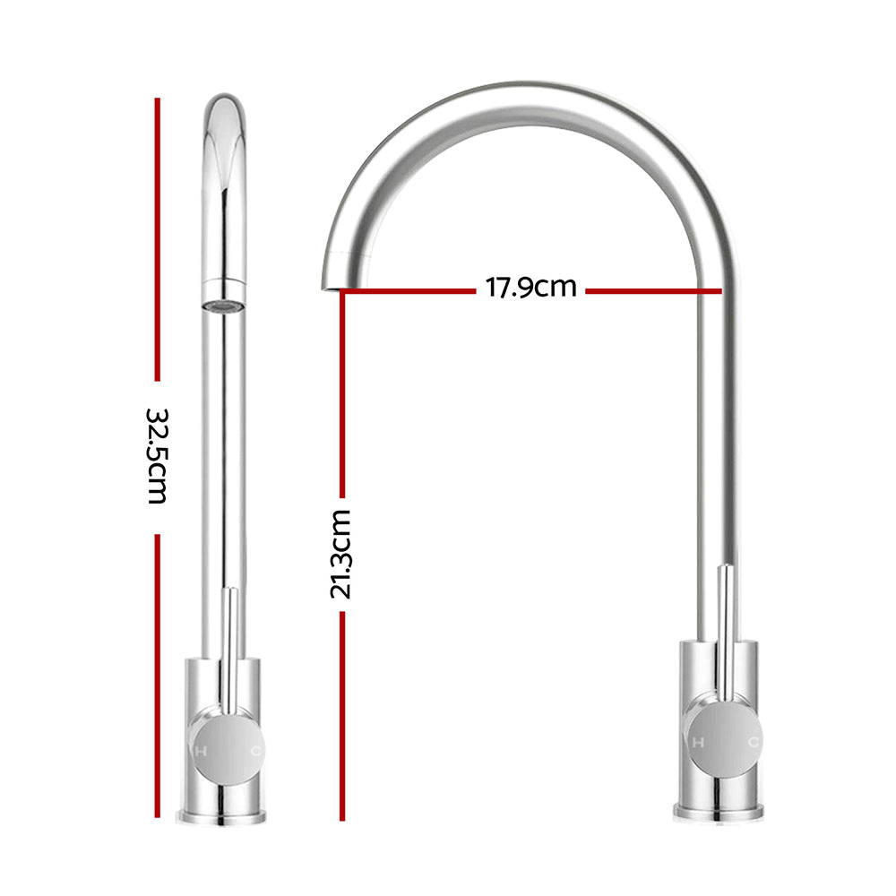 NNEDSZ Mixer Faucet Tap - Silver-1