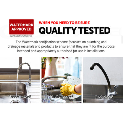 NNEDSZ Mixer Faucet Tap - Silver-3