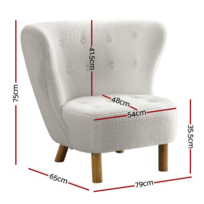 NNEDSZ Armchair Lounge Accent Chair Armchairs Couch Chairs Sofa Bedroom White-1