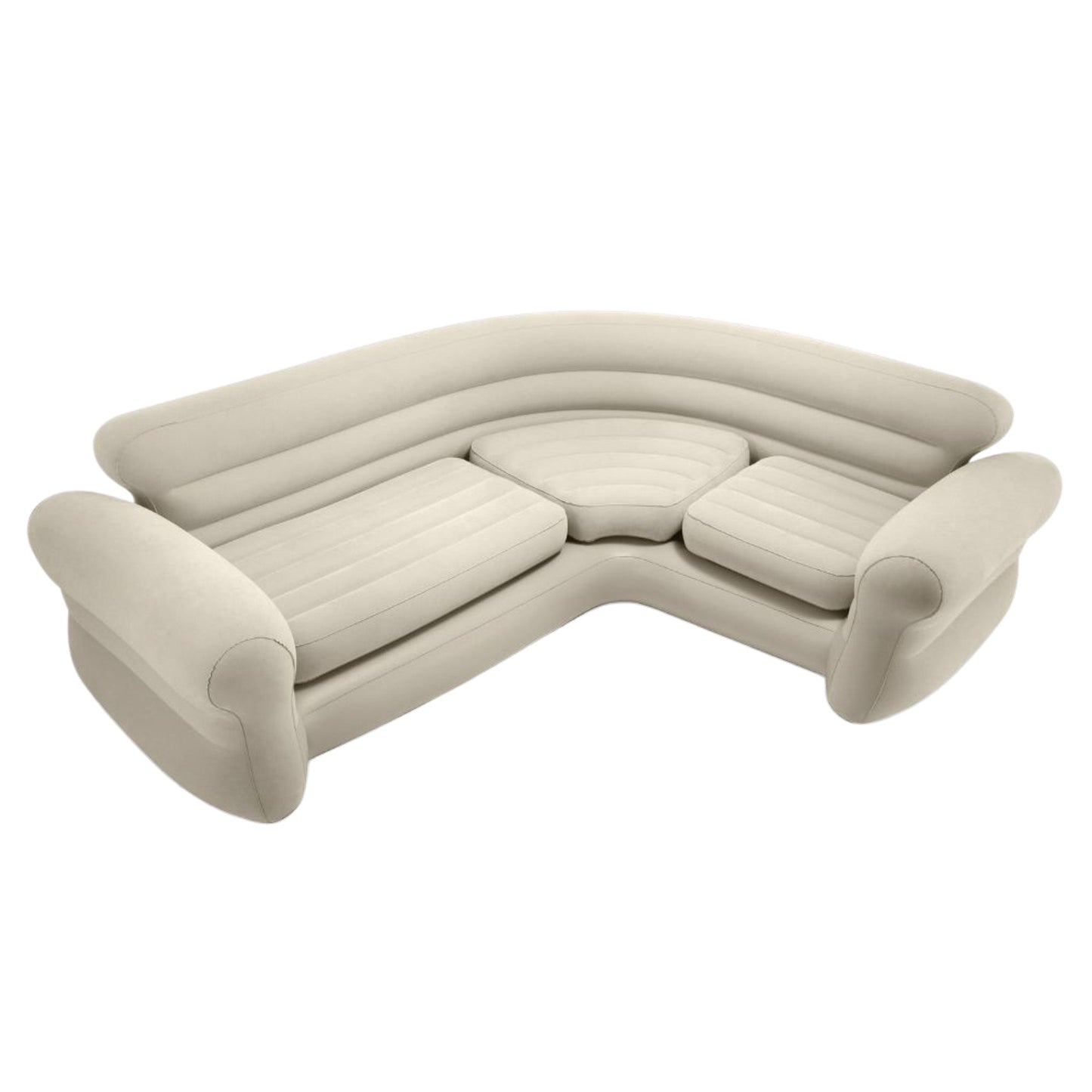 NNEDSZ Intex Corner Sofa Inflatable Couch - L-shaped Corner Sofa-1