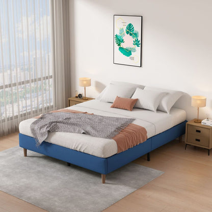 NNEDSZ Velvet Blue Bed Frame – Double-4