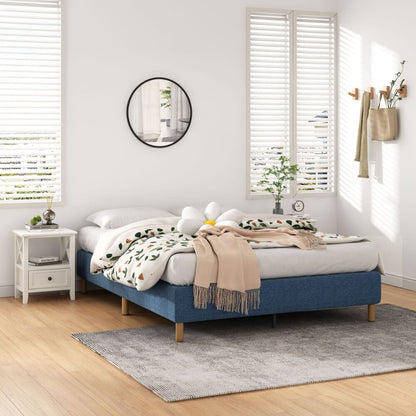 NNEDSZ Metal Bed Frame Mattress Foundation Blue – Queen-4