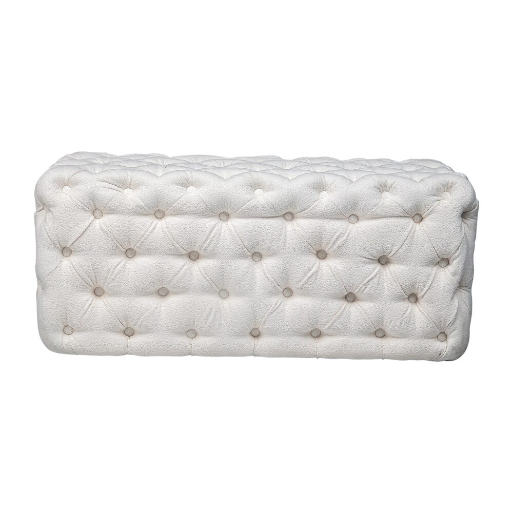 NNEDSZ Elsa Tufted Ottoman Beach Boucle White-Rectangular-3