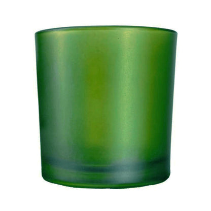 NNEDSZ 40 Bulk Pack Green Frosted Glass Votive Candle Holders Table Centreoieces  Xmas Wedding Anniversary Event Recption Party Function or Home Decor-4
